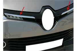 Auto Part 2012+ Renault CLIO 4 IV HB Chrome Rear&amp;Head Lamp Light Surround&amp;Front Grill