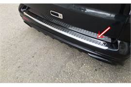 Auto Part VW T5 Transporter/Caravelle/Multivan Chrome Rear Bumper Protector Guard S.Steel