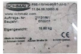 Schmalz PSE-110/140-90-ST-JU-Q