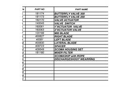 SICOMA YA0 3000/2000 Spare part