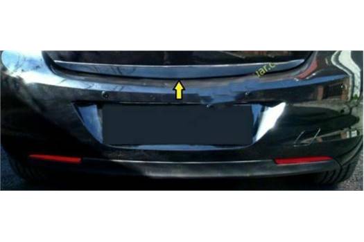 Auto Part Vauxhall Opel Insignia 2017U Chrome Rear Trunk Tailgate Lid Molding Trim S.Steel 