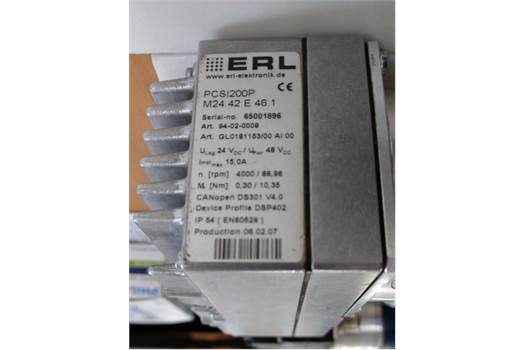 ERL Electronics PCSI200P BL6540B E PM52 46:1 