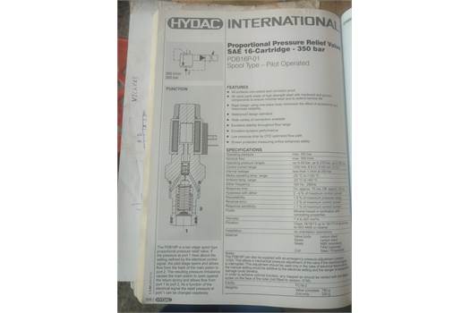 Hydac PDB16-01M-C-N330-24-PG  8.8 valve