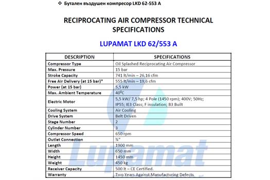 LUPAMAT LKD 62-553 A Compressor