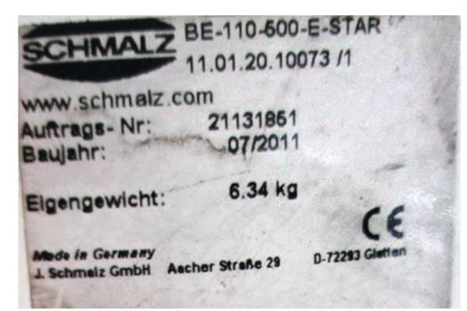 Schmalz BE-110-500-E-STAR 