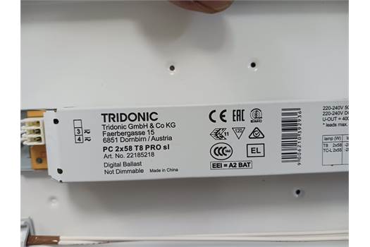 Tridonic PC 25X58 T8 PRO sl 